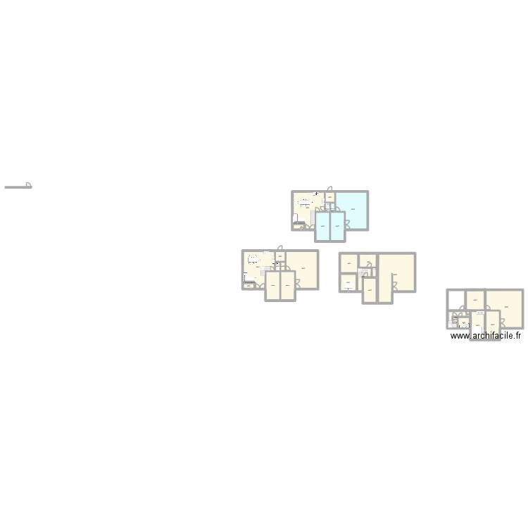 plan selon Anais. Plan de 27 pièces et 334 m2