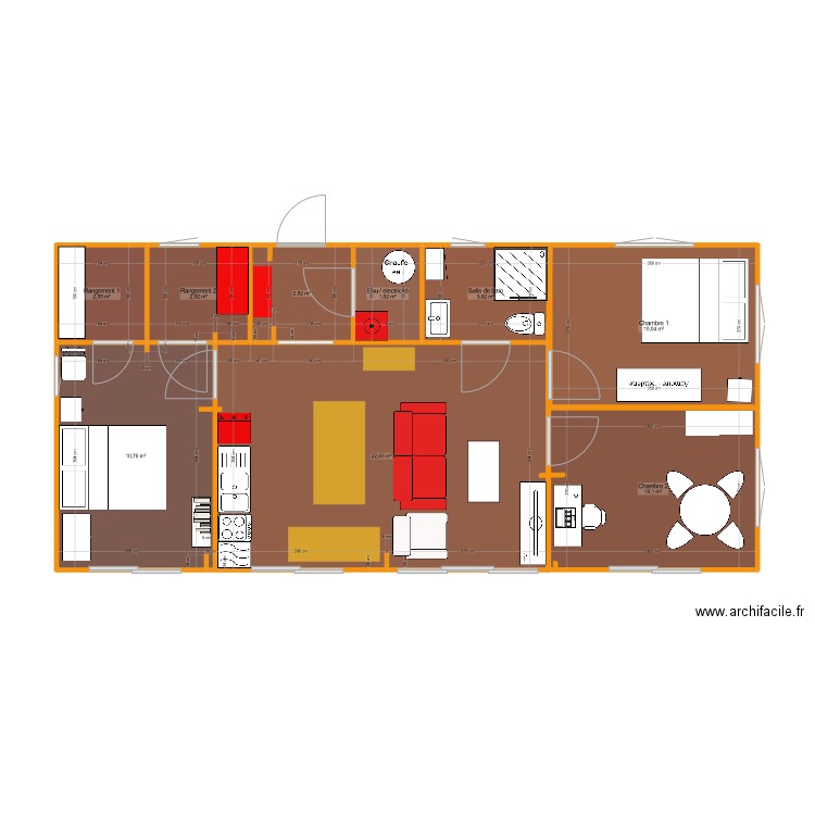 Maison campo 2. Plan de 0 pièce et 0 m2