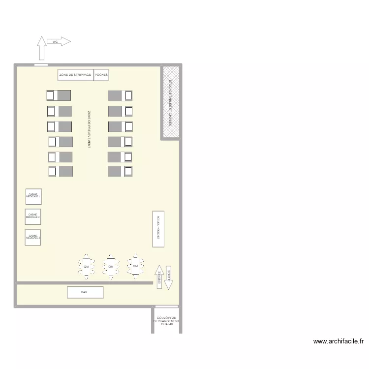 COLRUYT WILGENVELD. Plan de 