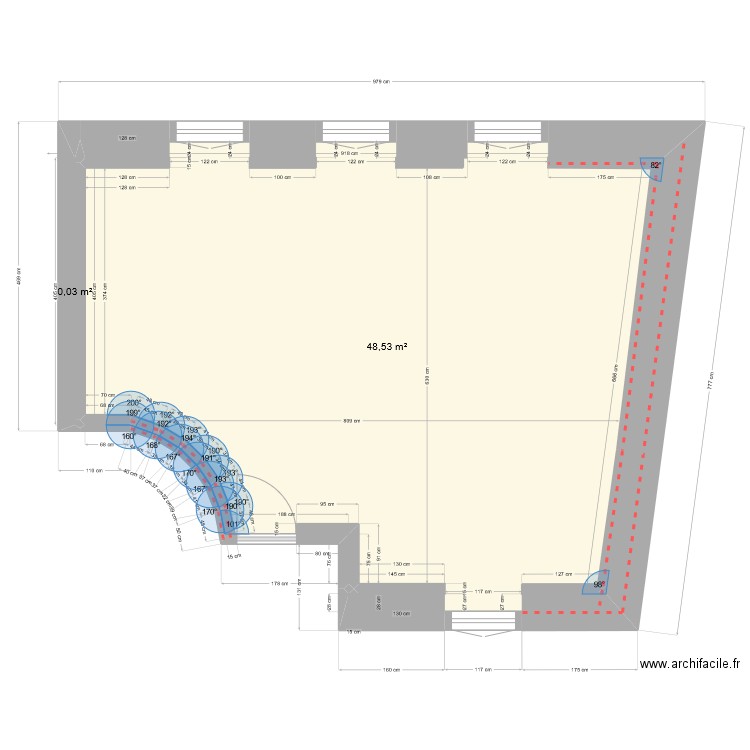 6Tunnel bas isolation 15cm. Plan de 0 pièce et 0 m2