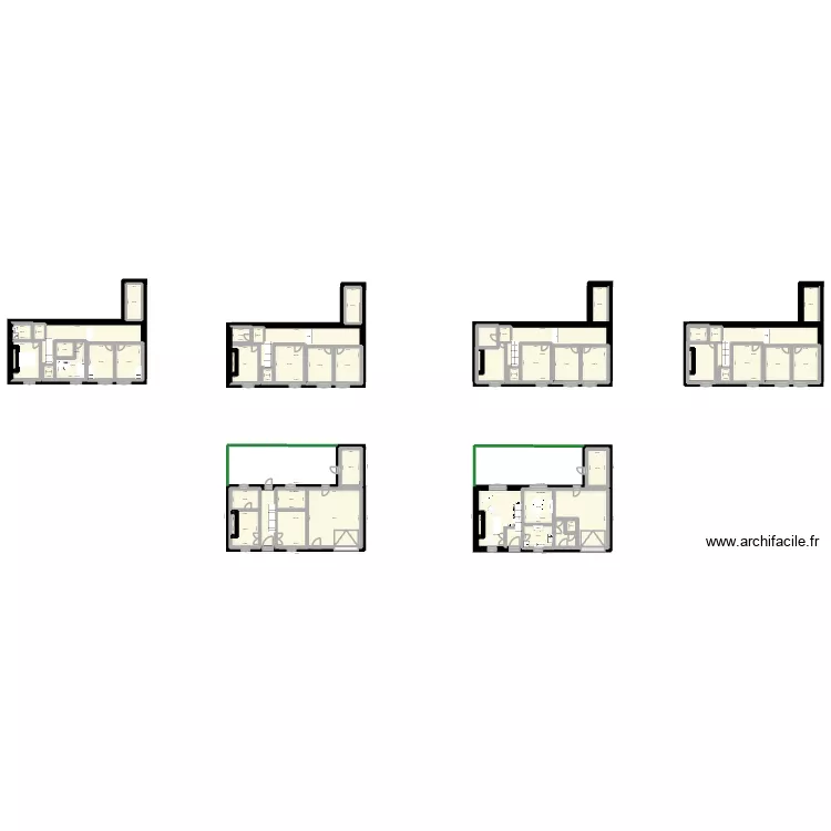 Maison Marcillac-la-Croisille actuelle. Plan de 44 pièces et 1018 m²