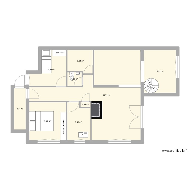 Meribel plans actuel. Plan de 0 pièce et 0 m2