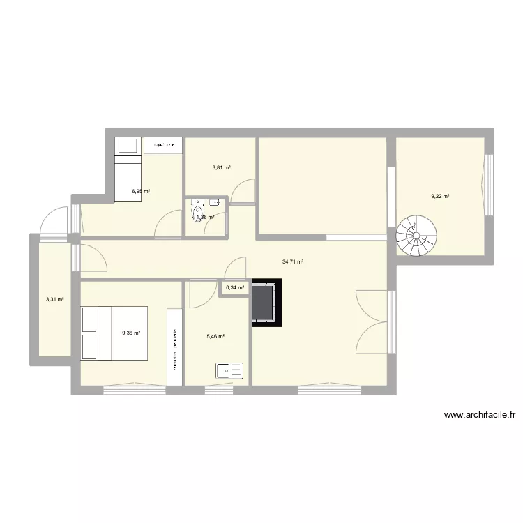 Meribel plans actuel. Plan de 