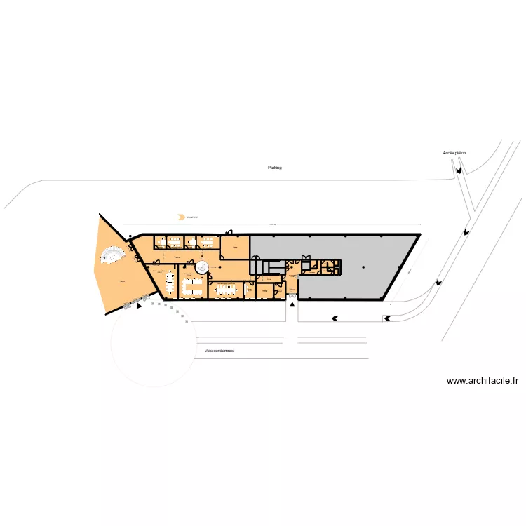 Toulouse Brindejonc EDL. Plan de 33  et 1208 m²