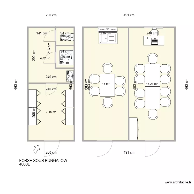 CICORIO CHANTIER PIERRE BENITE BARRAGE. Plan de 