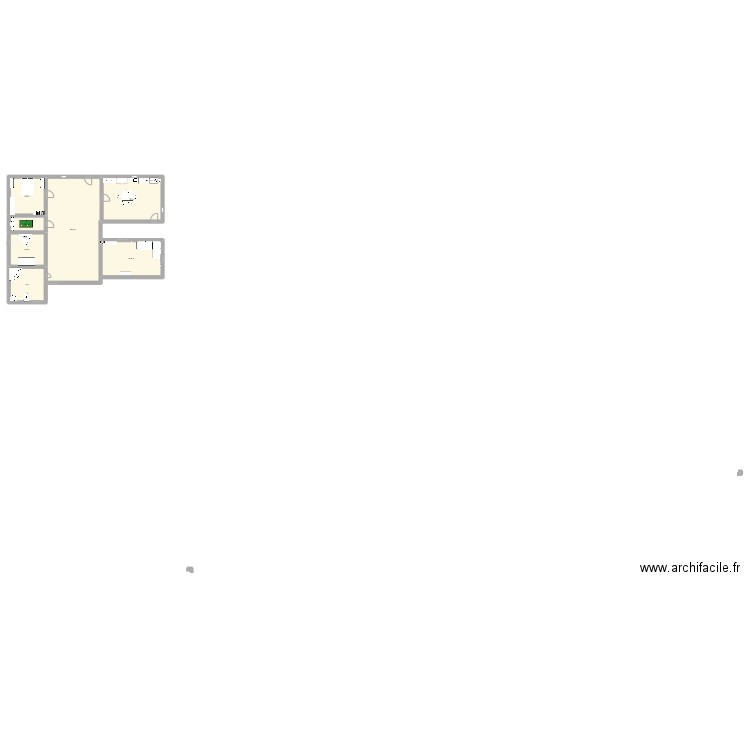 tahyna - Astrid . Plan de 7 pièces et 171 m2