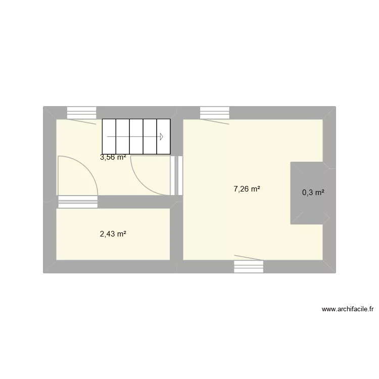 DE ABREU - PONT DE L'ARCHE. Plan de 5  et 24 m²