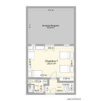 Fleury Maison 1 bergerie rez de chaussée projet 0