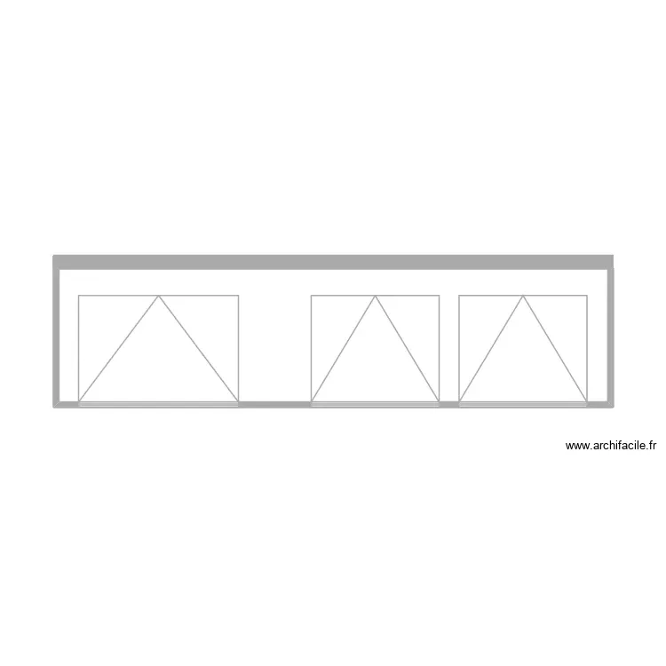 Façade Nord. Plan de Façade Nord. Plan de