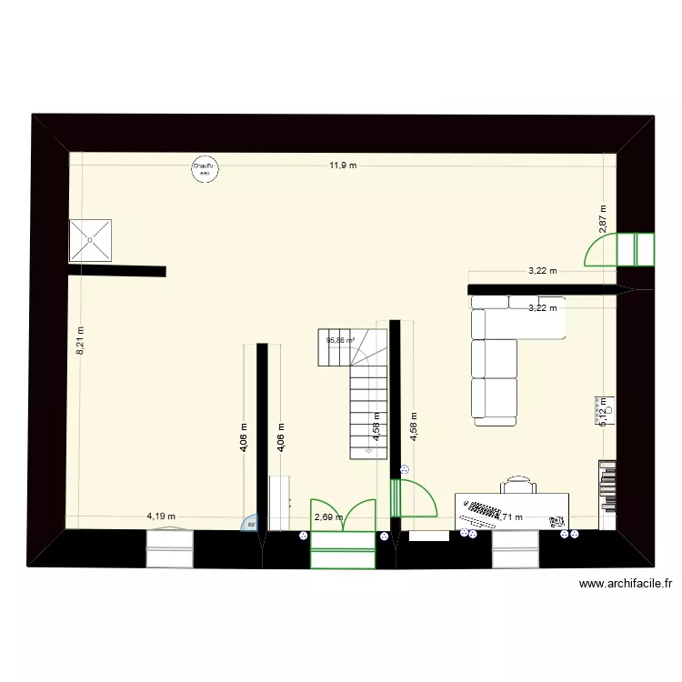 SIMACORBE 10. Plan de 1 et 96 m² SIMACORBE 10. Plan de 1 et 96 m²