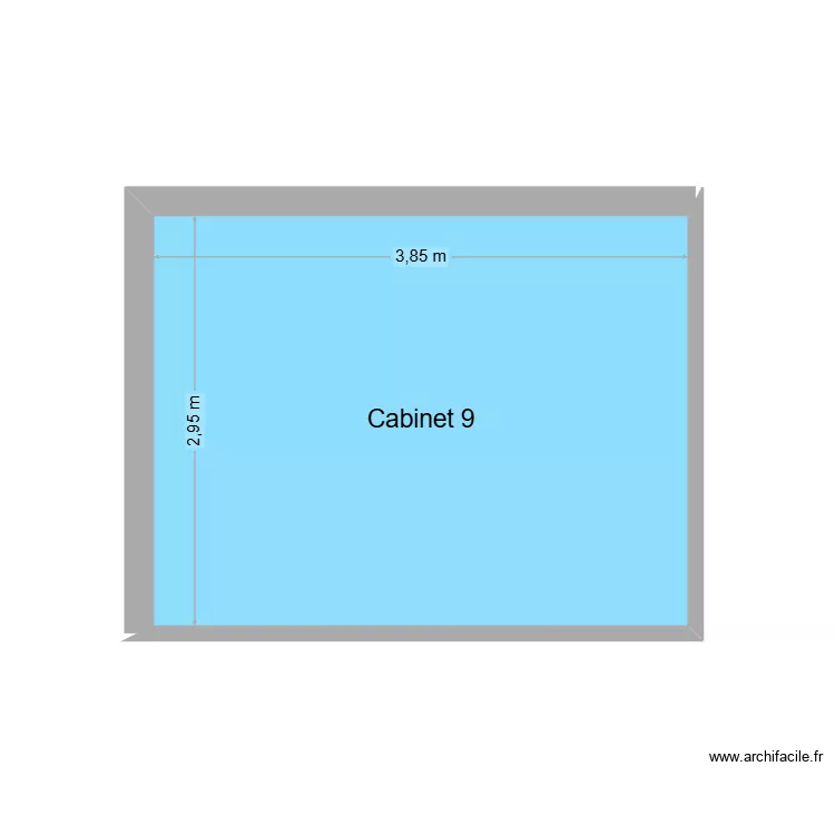 31714 Cabinet 9. Plan de 1 et 12 m² 31714 Cabinet 9. Plan de 1 et 12 m²