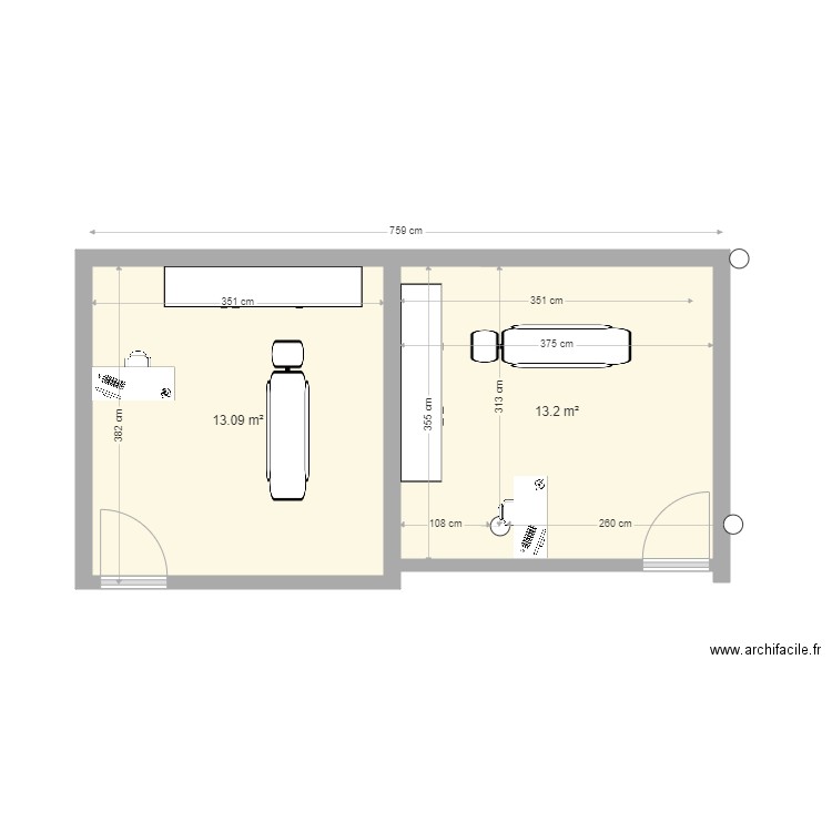 NPRER CAB2. Plan de 0 pièce et 0 m2