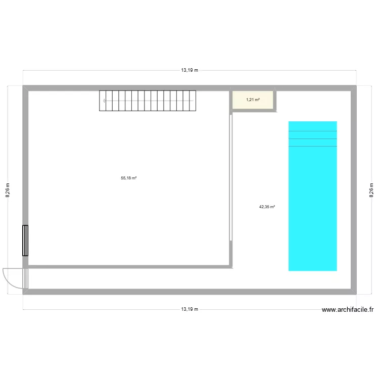 charfa1. Plan de 3  et 99 m²