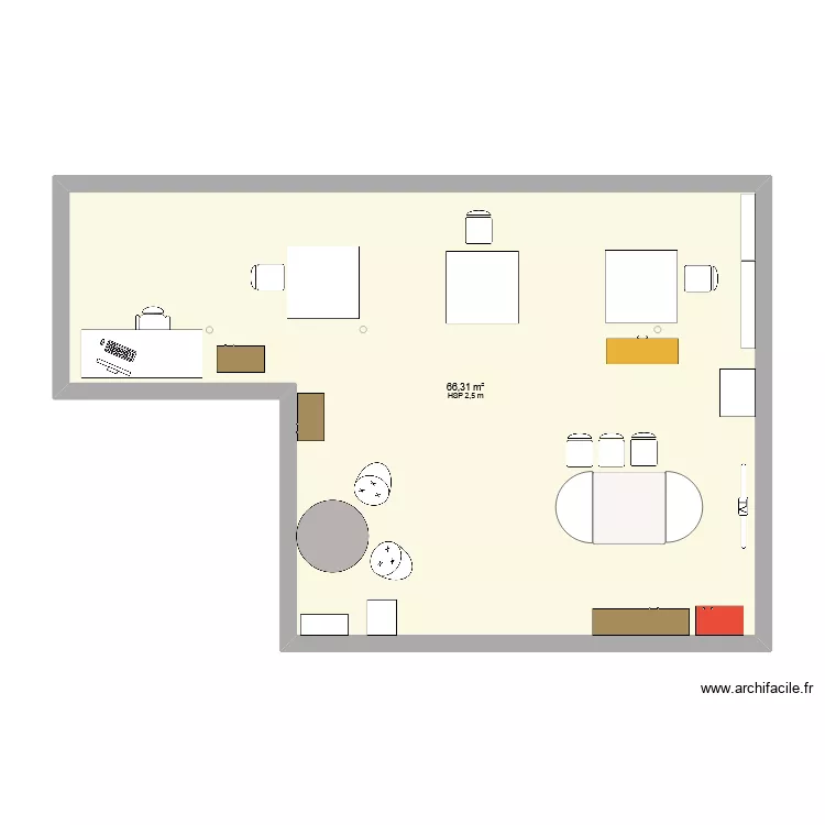 CRIT. Plan de 1 et 66 m² CRIT. Plan de 1 et 66 m²