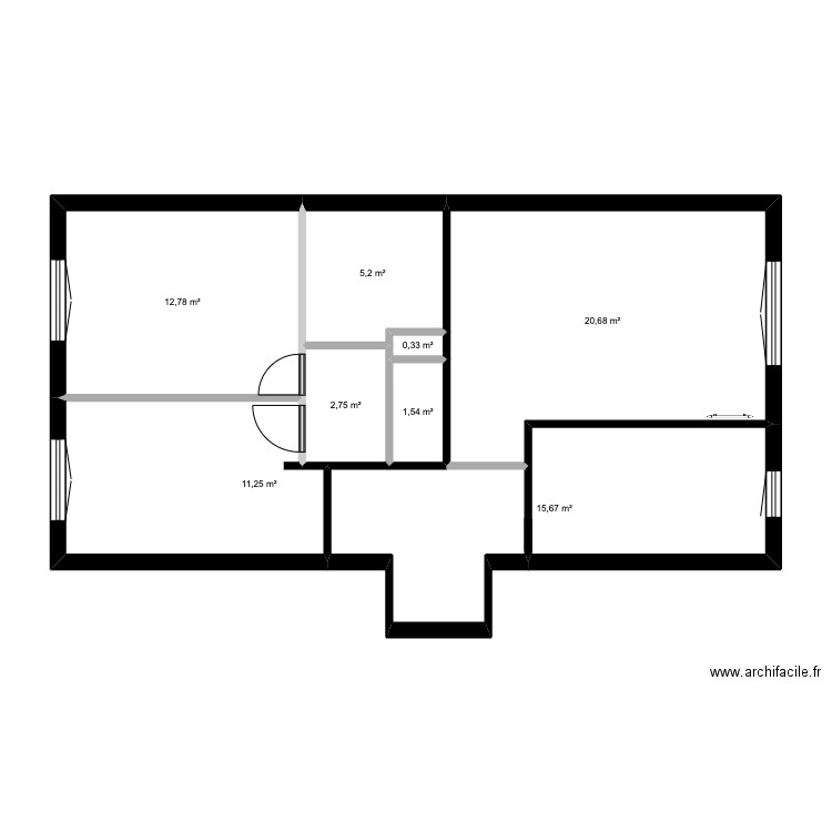 levallois 2. Plan de 0 pièce et 0 m2