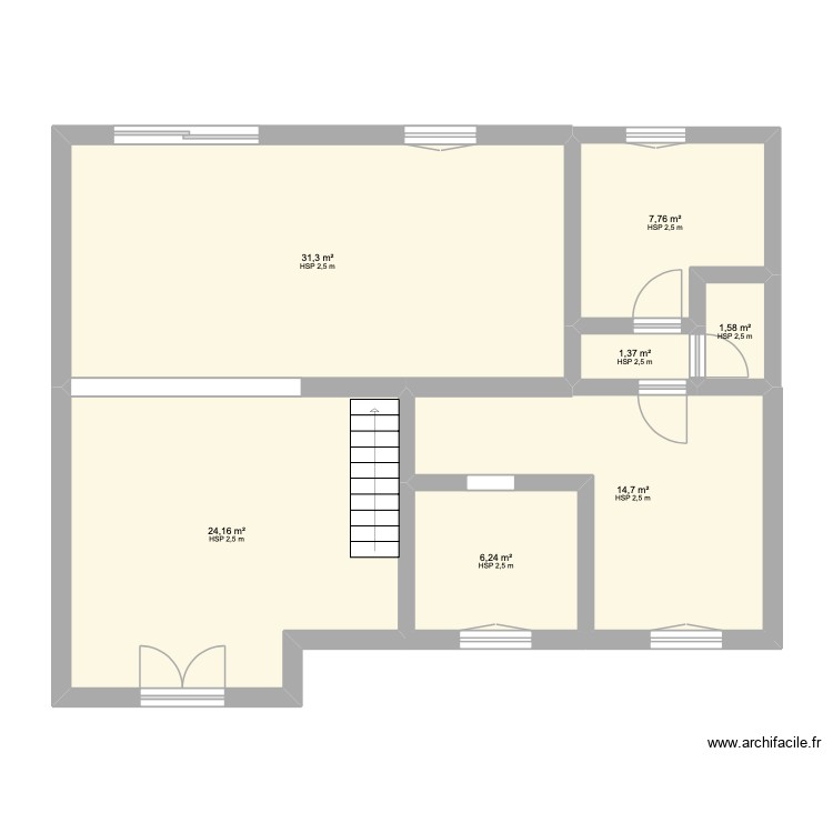 Ozouer. Plan de 0 pièce et 0 m2