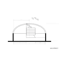 plan escalier cave