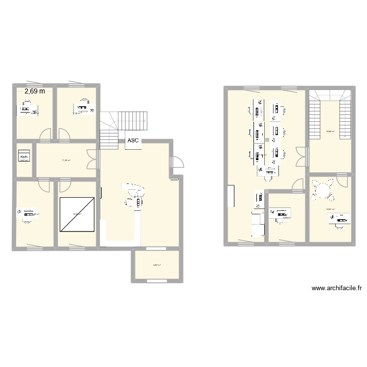 cio chb. Plan de 0 pièce et 0 m2