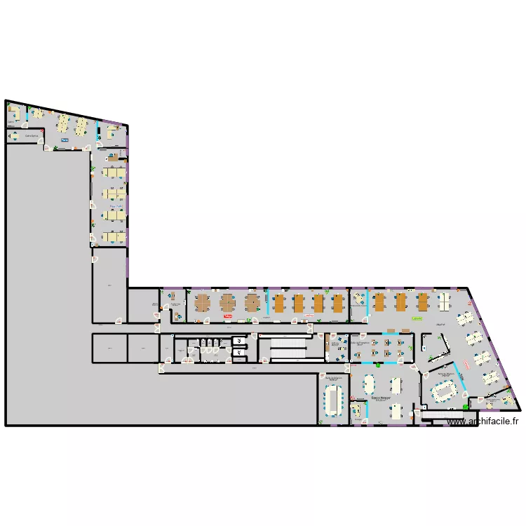 Plan de Zone PFS. Plan de 0 pièce et 0 m2