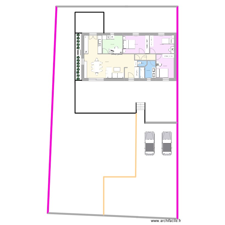 maison new V2. Plan de 8 pièces et 93 m2