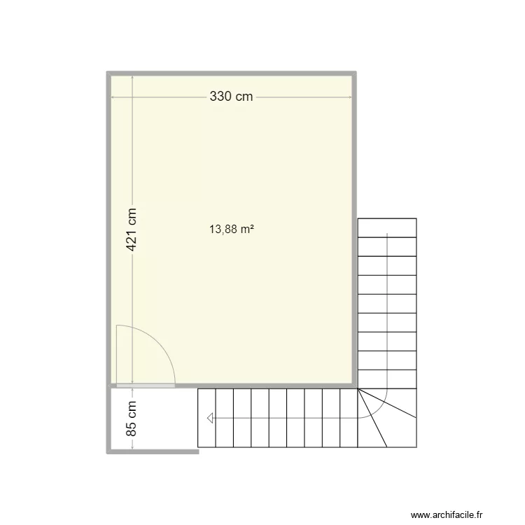 148 Cours marechal gallieni - 2eme &eacute;tage. Plan de 