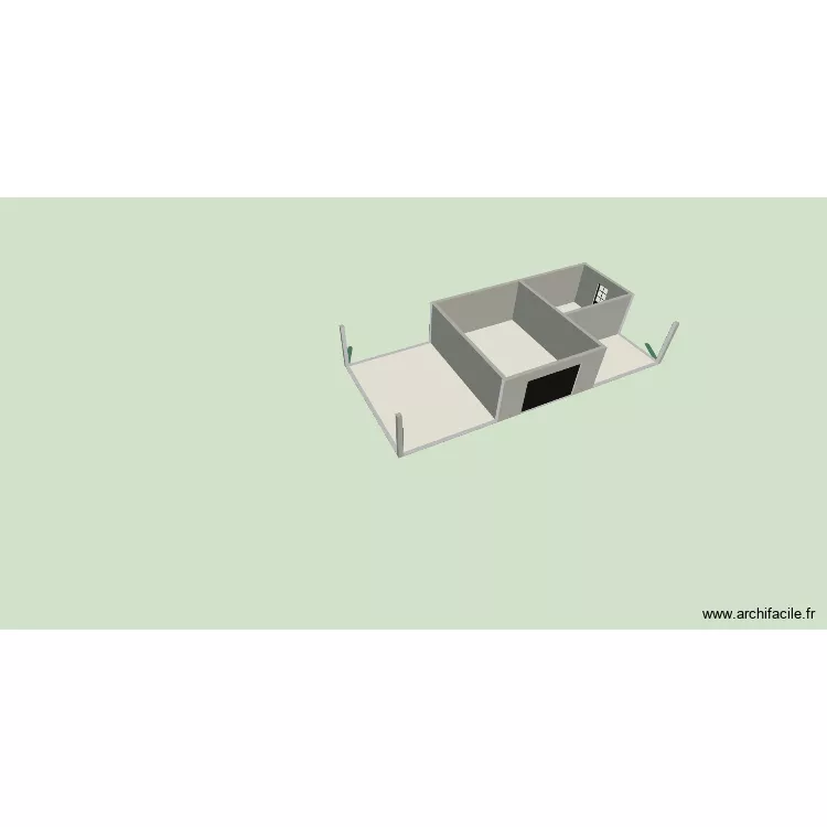 Garage Steave. Plan de 4  et 94 m²