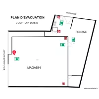 PLAN D'EVACUATION