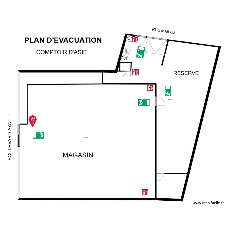 PLAN D'EVACUATION. Plan de 