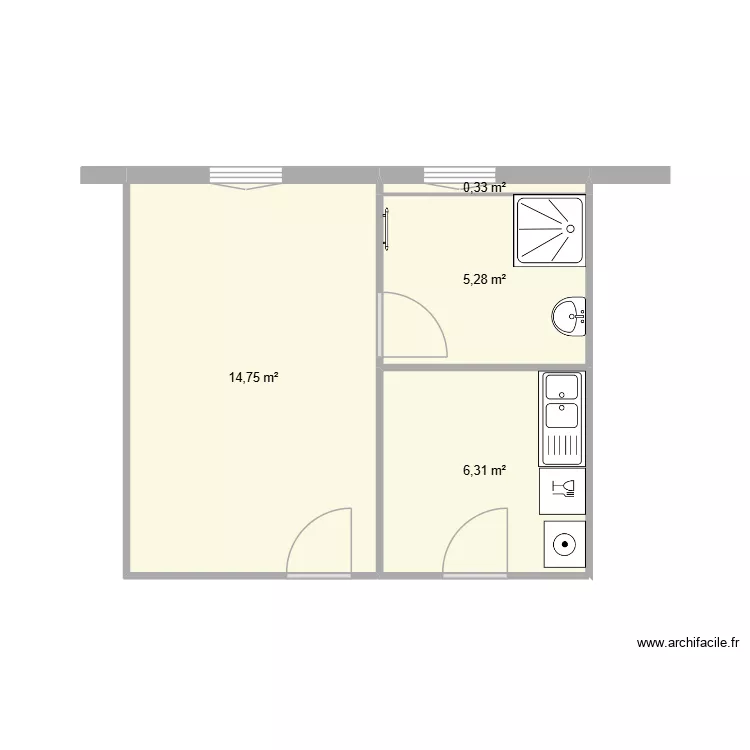 Revalgreen. Plan de 4 et 27 m² Revalgreen. Plan de 4 et 27 m²