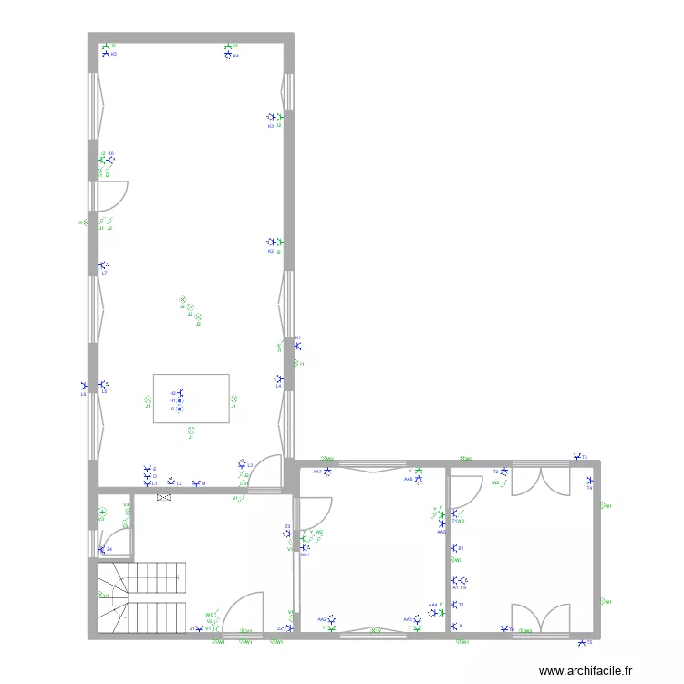 Maison Lasne plans complets - électricité. Plan de 23 et 288 m² Maison Lasne plans complets - électricité. Plan de 23 et 288 m²