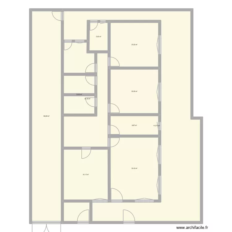 projet maison 400 m2. Plan de 