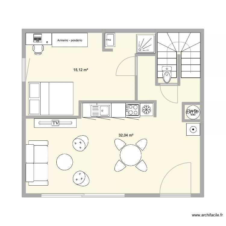 MOISSONS rdc grande 2. Plan de 