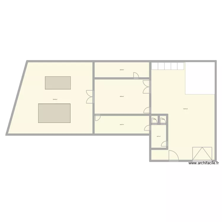 Maousse Lab. Plan de 8  et 367 m²