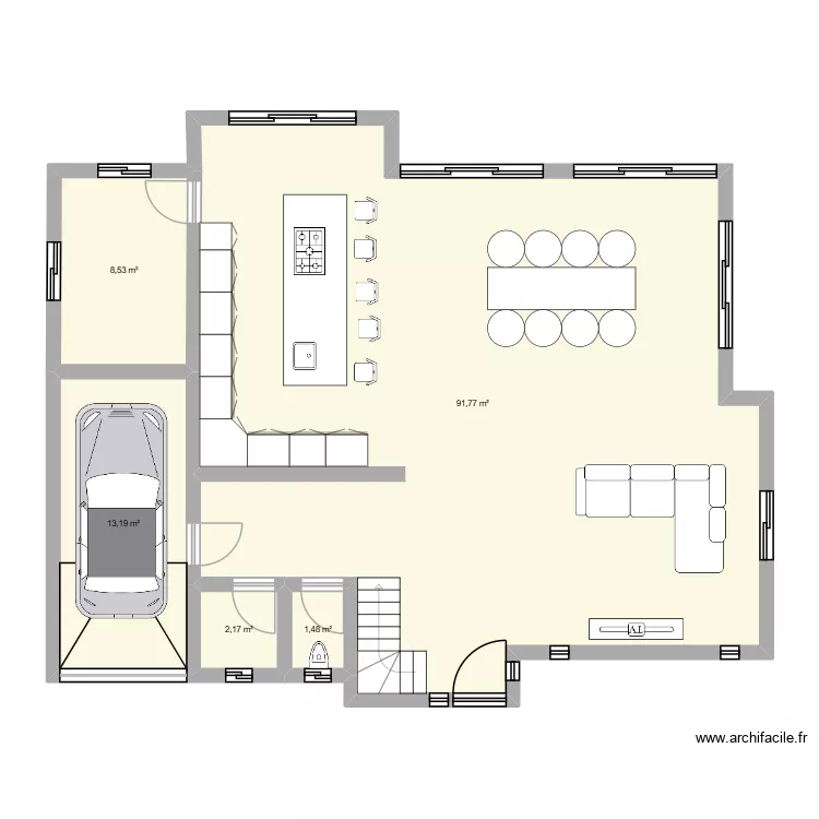 batire. Plan de 5 et 117 m² batire. Plan de 5 et 117 m²