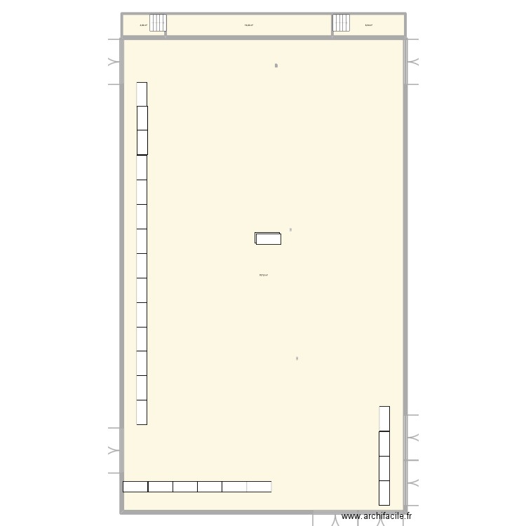 salle des fêtes domerat. Plan de 4 pièces et 740 m2