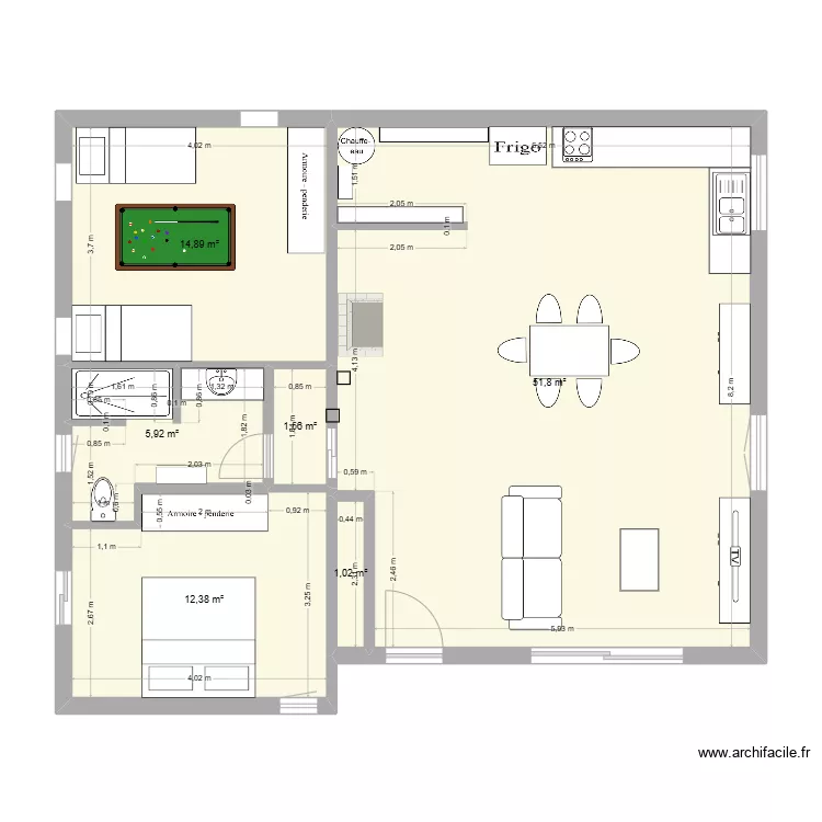 Maison modifiable. Plan de Maison modifiable. Plan de