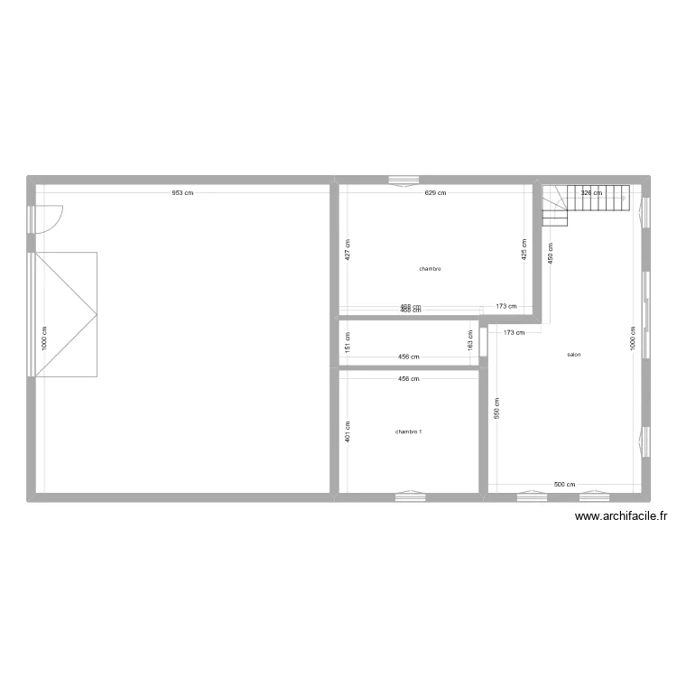 gerard Herry Donavan 1er etage. Plan de 