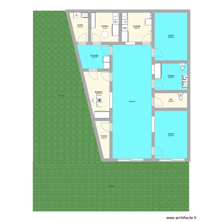 PLAN CHARLOTTE 2. Plan de 