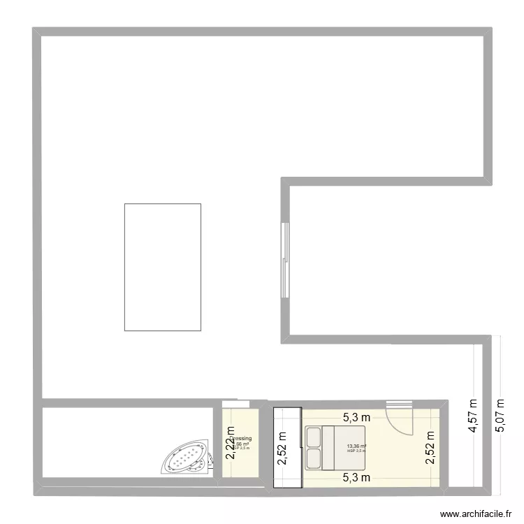 PLAN MAISON 1. Plan de 2 Pièces et 16 m² PLAN MAISON 1. Plan de 2 Pièces et 16 m²