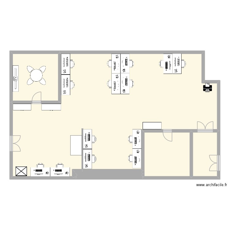 Salle Expé. Plan de 7 pièces et 186 m2
