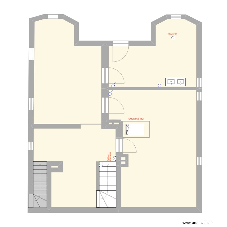 Nadiia 2. Plan de 6 pièces et 95 m2