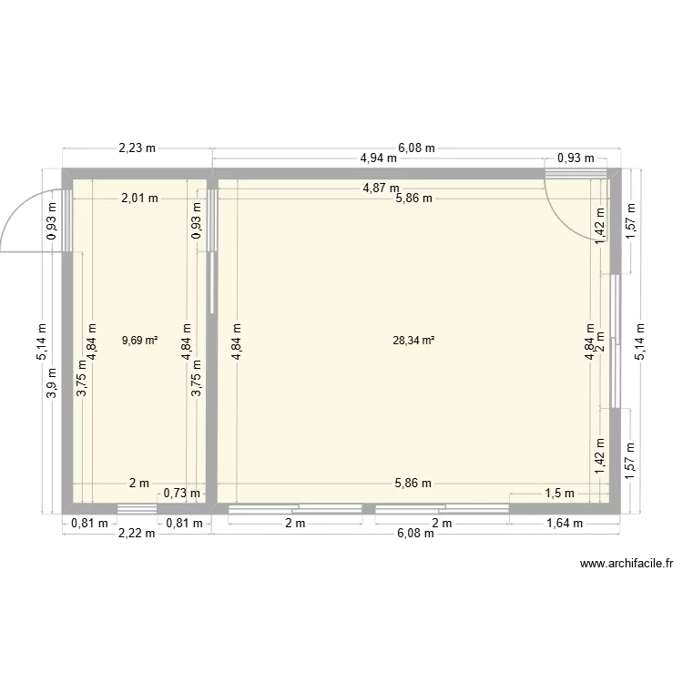terrasse maison 2. Plan de 2 et 38 m² terrasse maison 2. Plan de 2 et 38 m²