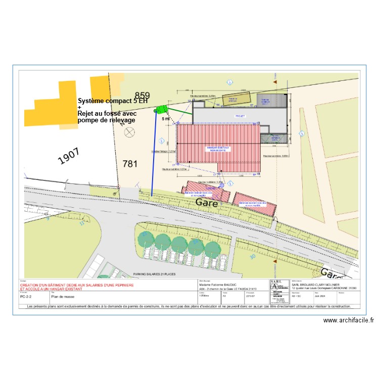 Bauduc. Plan de 0 pièce et 0 m2