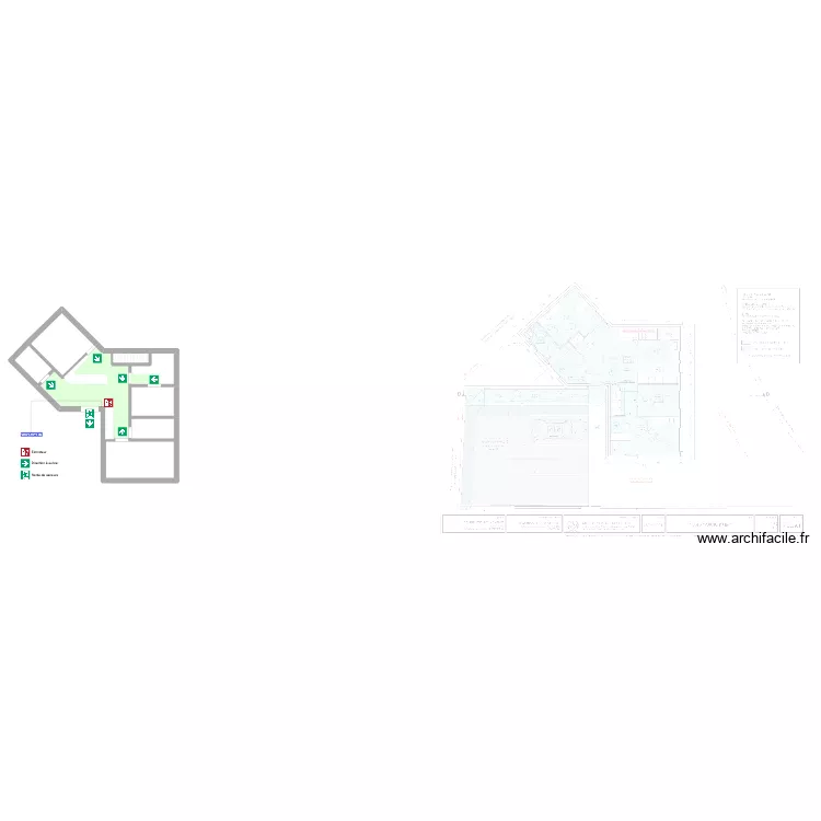 Incendie cab. Plan de 8 et 109 m² Incendie cab. Plan de 8 et 109 m²