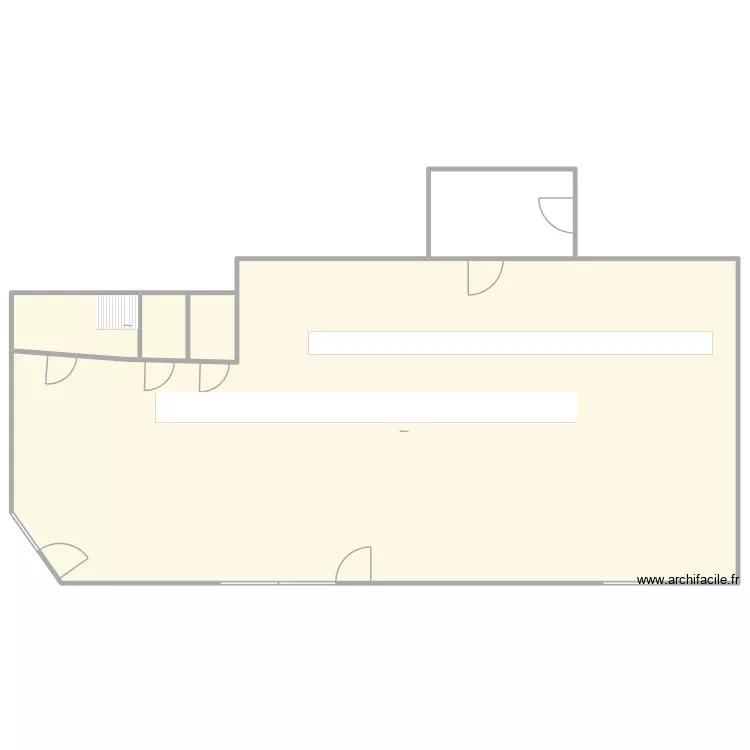 Le Passage 37044. Plan de 2  et 1641 m²