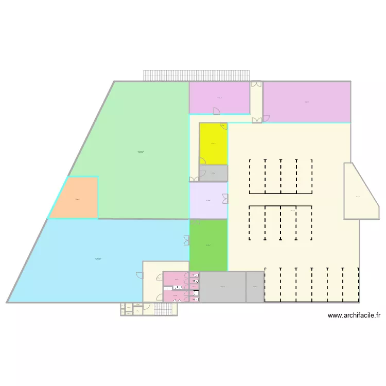 Plan Saint-Denis - Etage 2. Plan de 