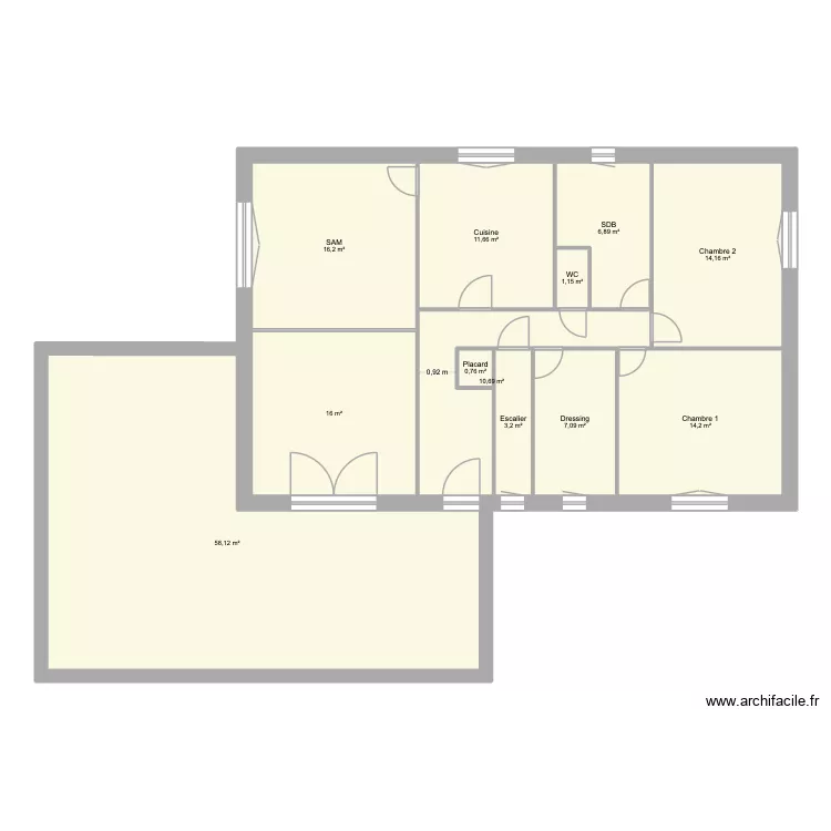 Plan villerest Agrandissement définitig. Plan de 12 et 160 m² Plan villerest Agrandissement définitig. Plan de 12 et 160 m²