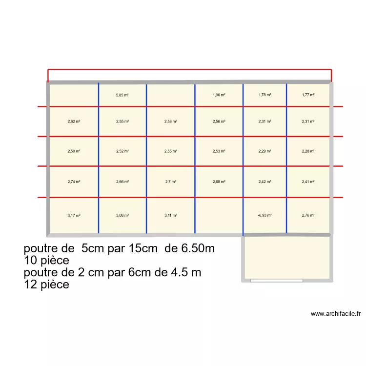 charpente   w. Plan de 