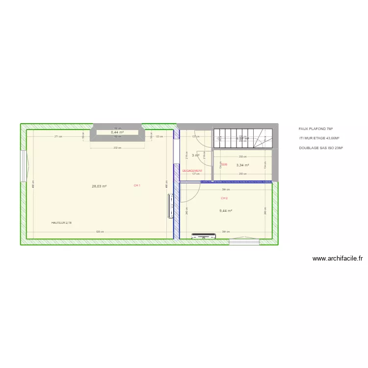 DUTREUIL PHILIPPE ETAGE. Plan de 