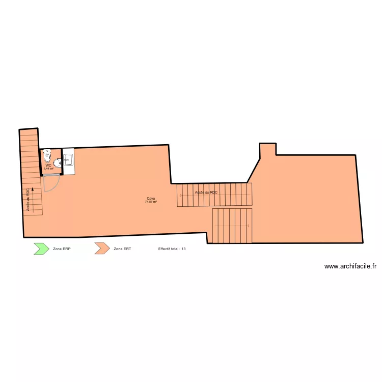 Cahors R-1 ERP. Plan de 